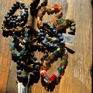 Colorful Beaded Bracelets Set